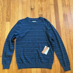NWT Precedent Los Angeles Cashmere Blend Striped Sweater Small Read